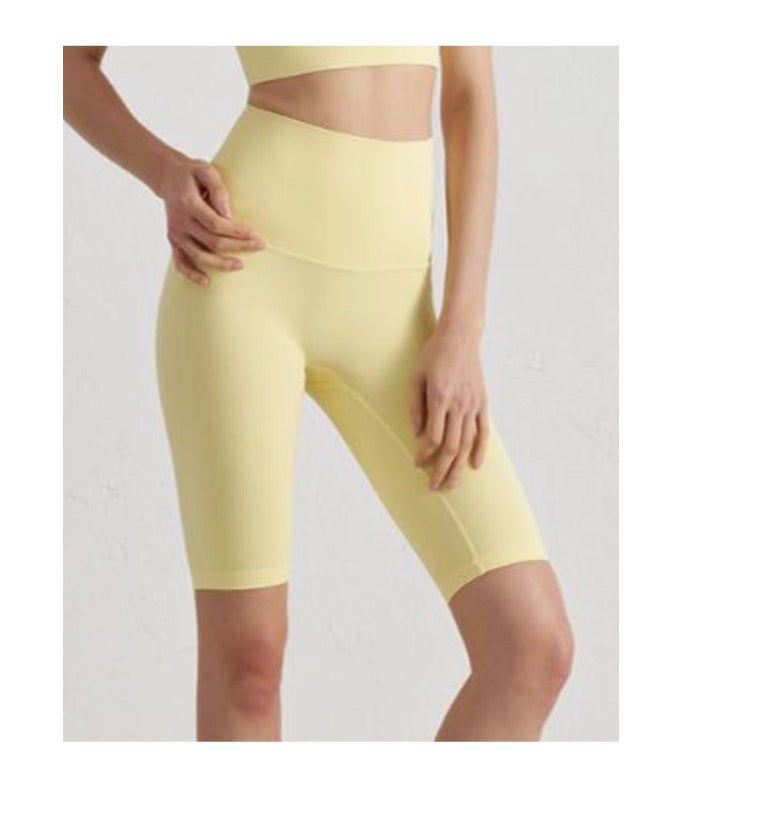yellow biker short